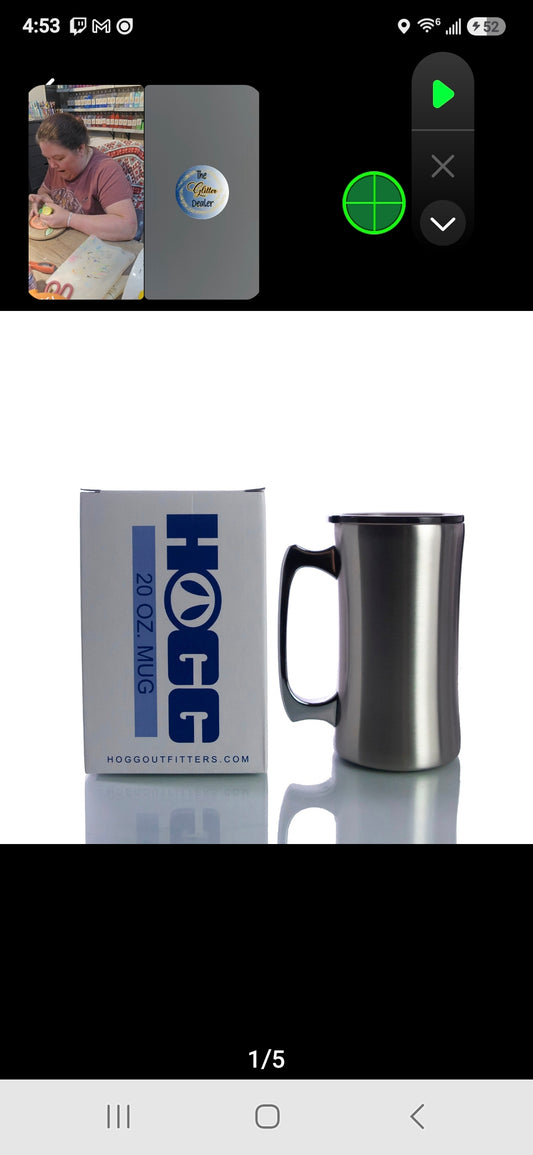 20oz beer mug